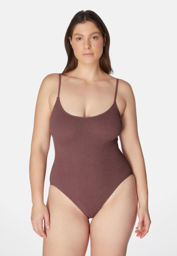 Jade-one size one piece swimsuit grape - Image 4